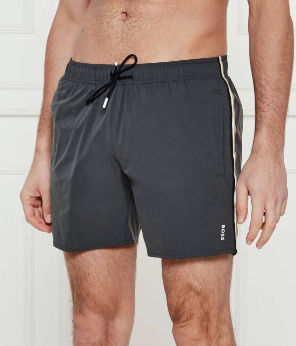 

Культовые шорты для плавания Regular fit Boss, серый