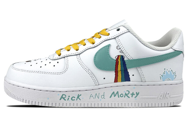 

Кроссовки Nike Air Force 1 Skateboard Shoes Men Low-Top White/Green