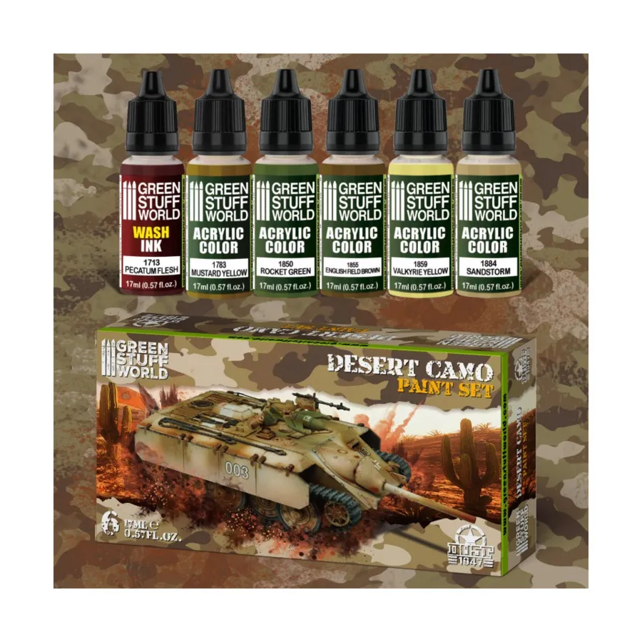 

Dust 1947 — набор камуфляжных красок «Пустыня», Paint - Paint & Ink Sets
