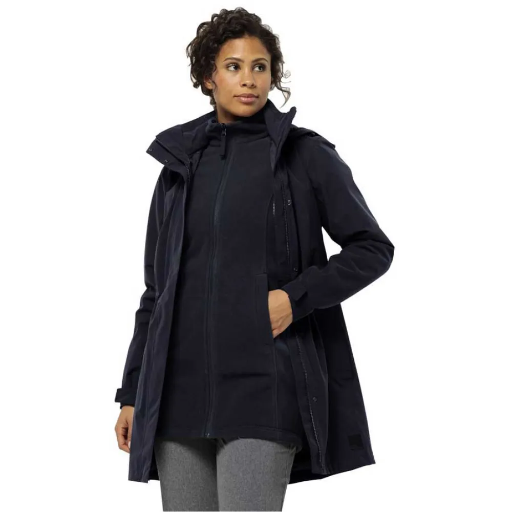 

Пальто Jack Wolfskin Ottawa, синий