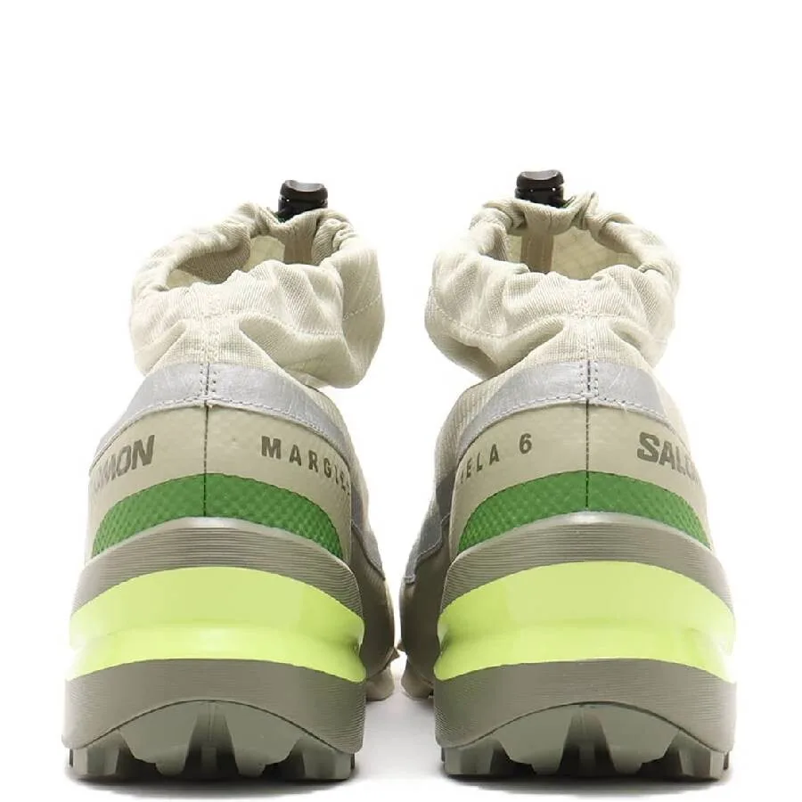 Кроссовки Mm6 X Salomon Cross Low с текстурой, серебро — фото 4
