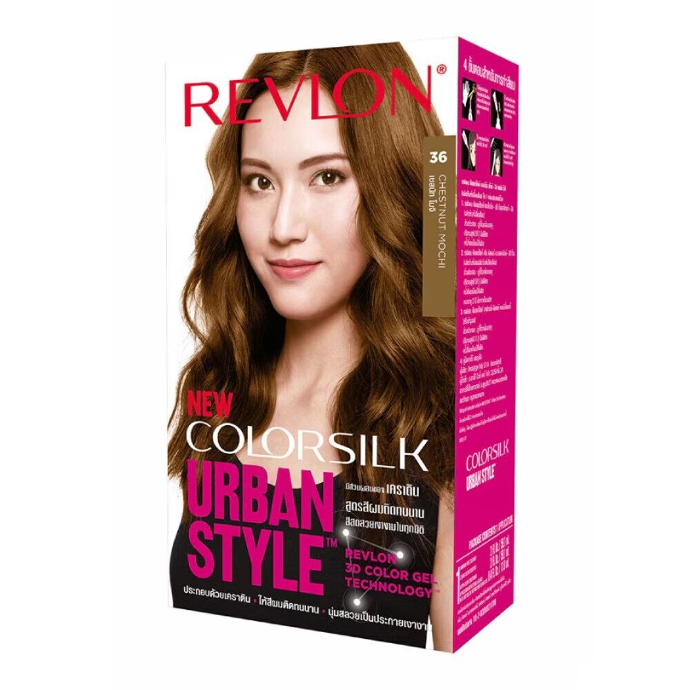

Revlon Colorsilk Urban Style №36 Каштановый моти, Pink