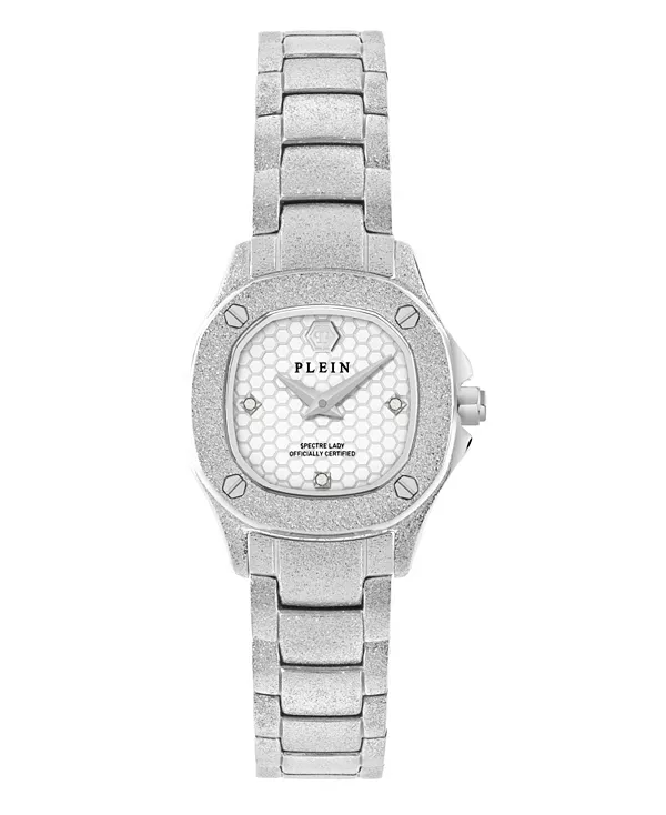

Женские серебряные часы из нержавеющей стали, 23 мм Philipp Plein, silver