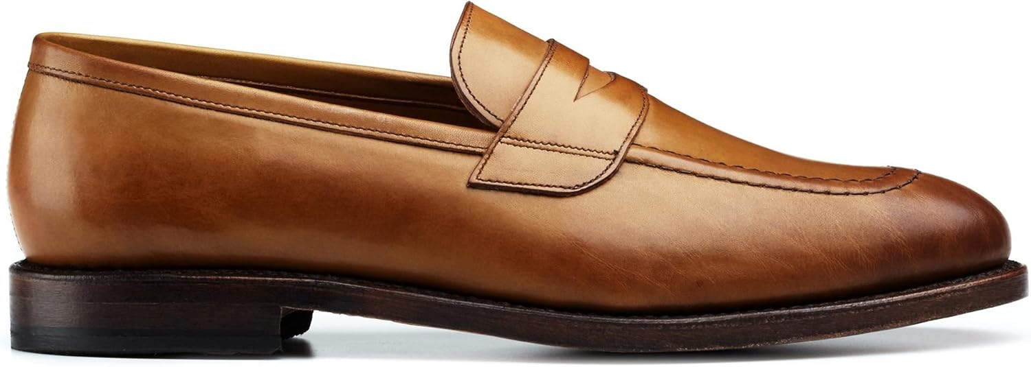 Мужские лоферы Allen Edmonds Lake Forest с классической вставкой, Walnut — фото 4