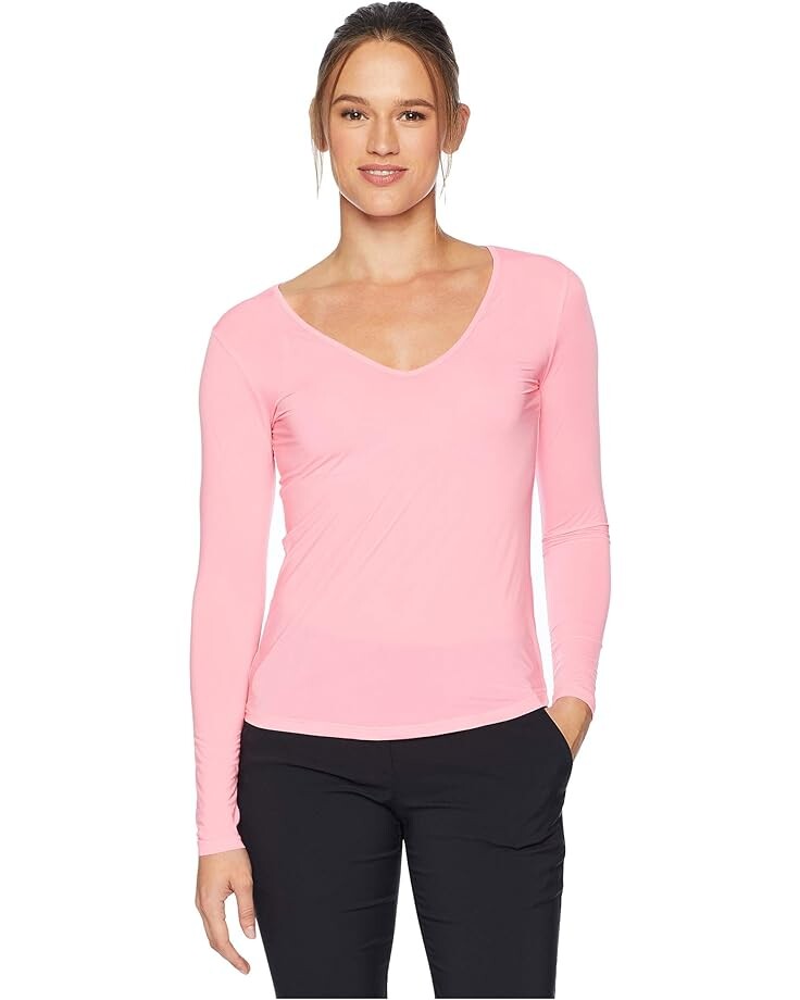 

Топ Jamie Sadock Sunsense Long Sleeve Layering, цвет Luminosity Pink