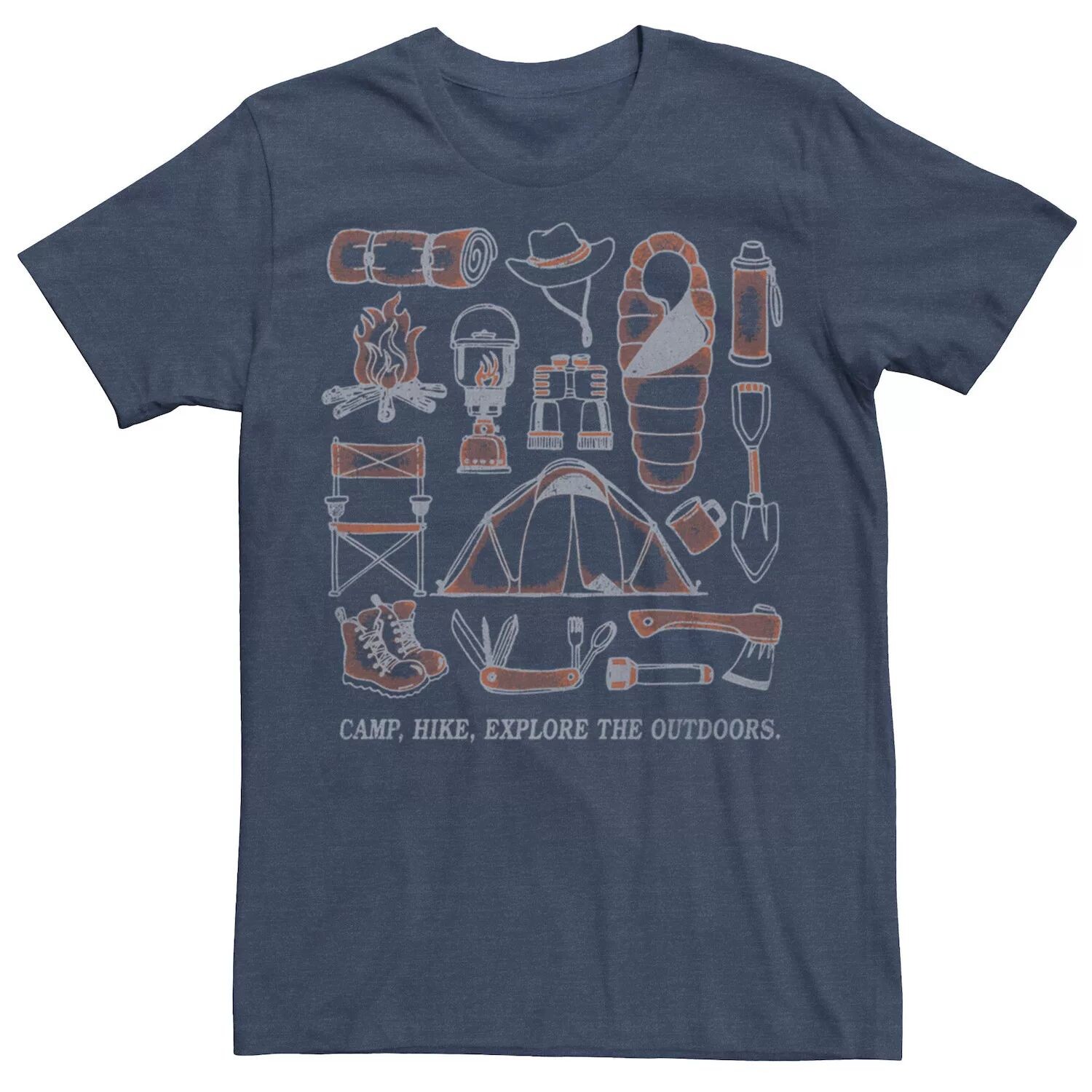 

Мужская футболка Fifth Sun Camping Exploration Gear Licensed Character