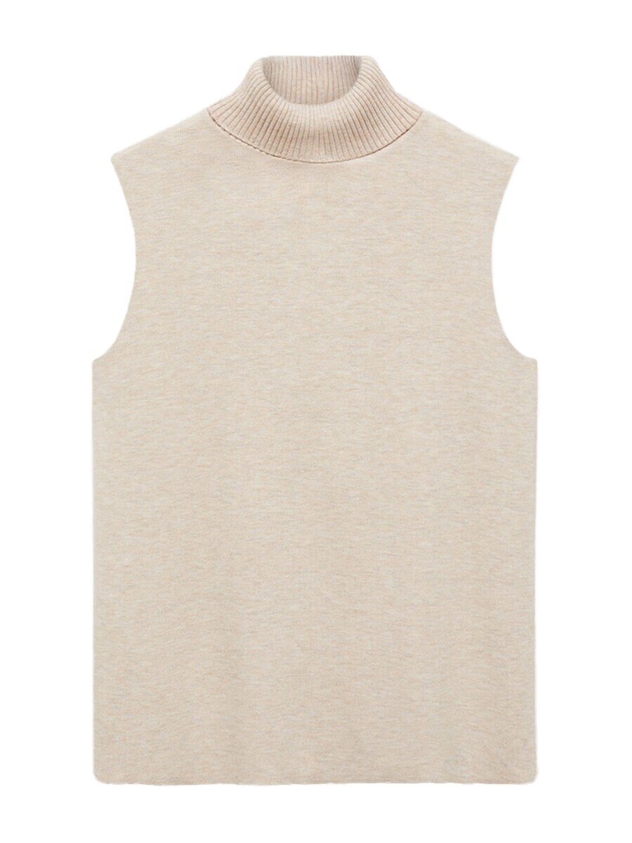 

Вязаный топ MANGO Knitted Top MICHIGAN, бежевый