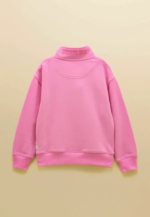 Толстовка alfie с застежкой-молнией на четверть длины, стандартного кроя. Joules, Pink — фото 2