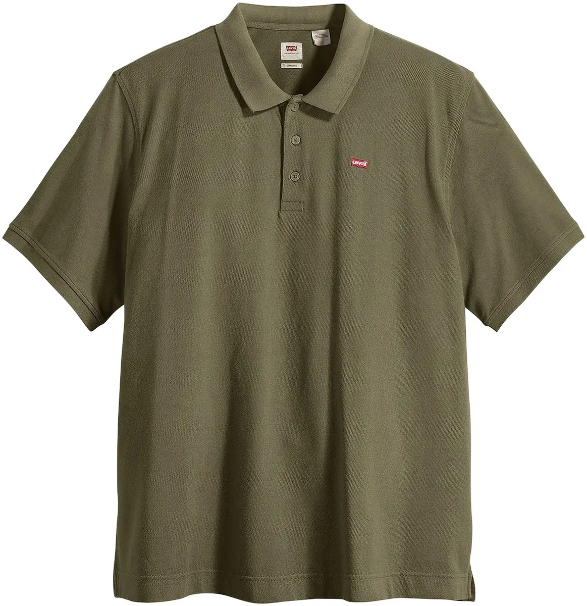Рубашка-поло Levi's Plus "BIG O.G. БАТВИНГ ПОЛО ", цвет Olive Night — фото 3