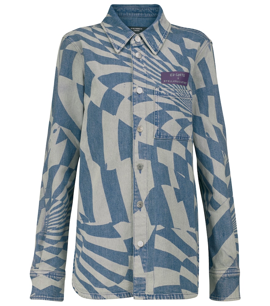 

Футболка с принтом Ed Curtis Stella McCartney, Vintage Blue