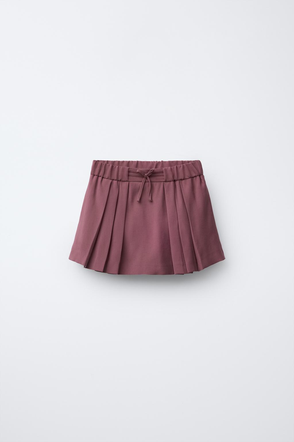 

Шорты-бермуды свободного кроя ZARA, цвет Raspberry