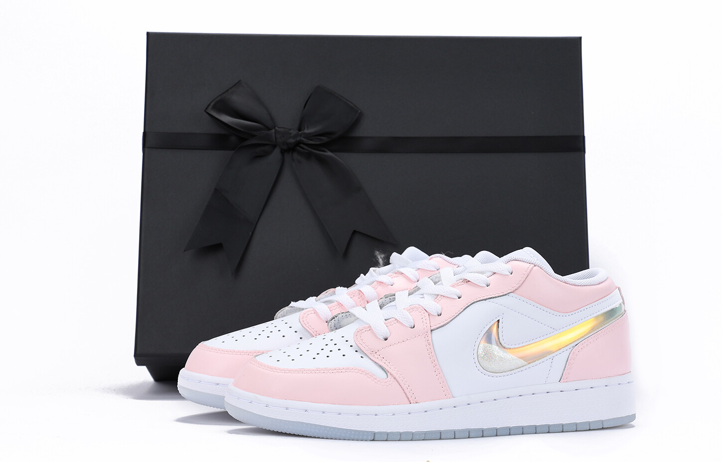 

Кроссовки Air Jordan 1 Vintage Basketball Shoes Women's Low-top Powder, розовый