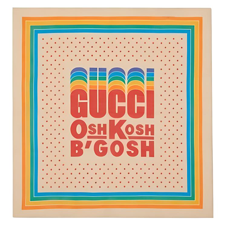 

Детский шёлковый платок Multicolor GUCCI