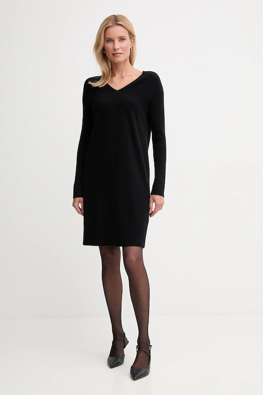 

Платье с шерстью United Colors Of Benetton, черный