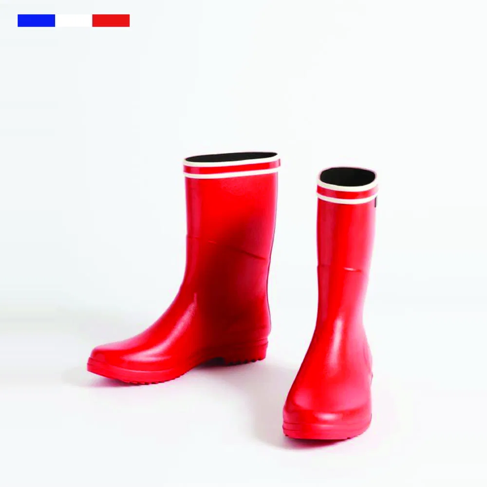 Мужские красные резиновые сапоги Chanteboot Stripe от Aigle