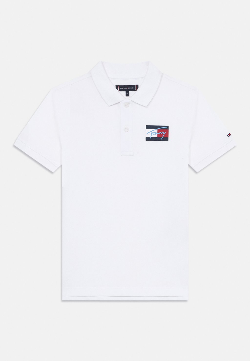 

Поло SCRIPT FLAG Tommy Hilfiger, белый