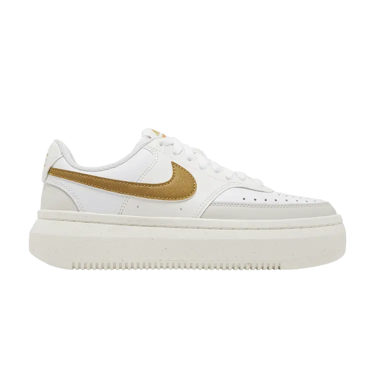 Кроссовки Nike Wmns Court Vision Alta 'Sail Metallic Gold', кремовый