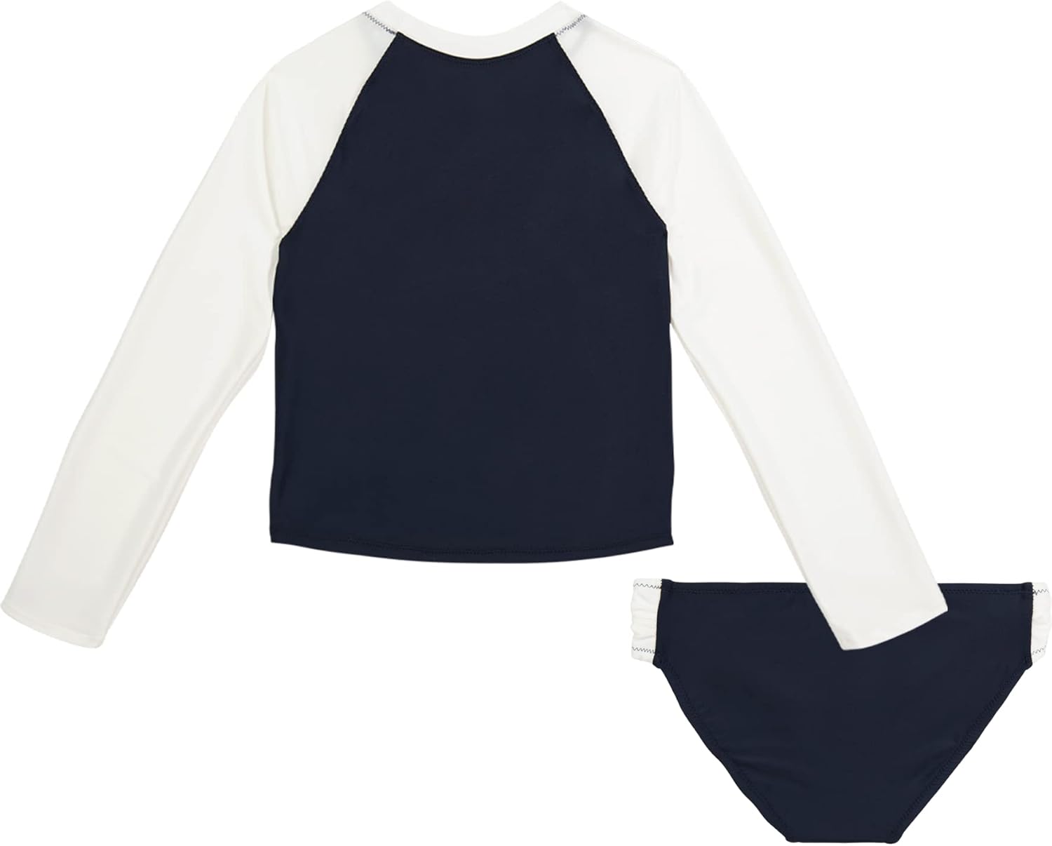 Слитные купальники и бикини Tommy Hilfiger для девочек с защитой от солнца UPF 50+, быстросохнущие, Navy Global — фото 2