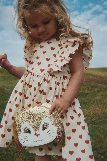 Платье мини с бантом Cianna Bow Dress Konges Slojd, розовый