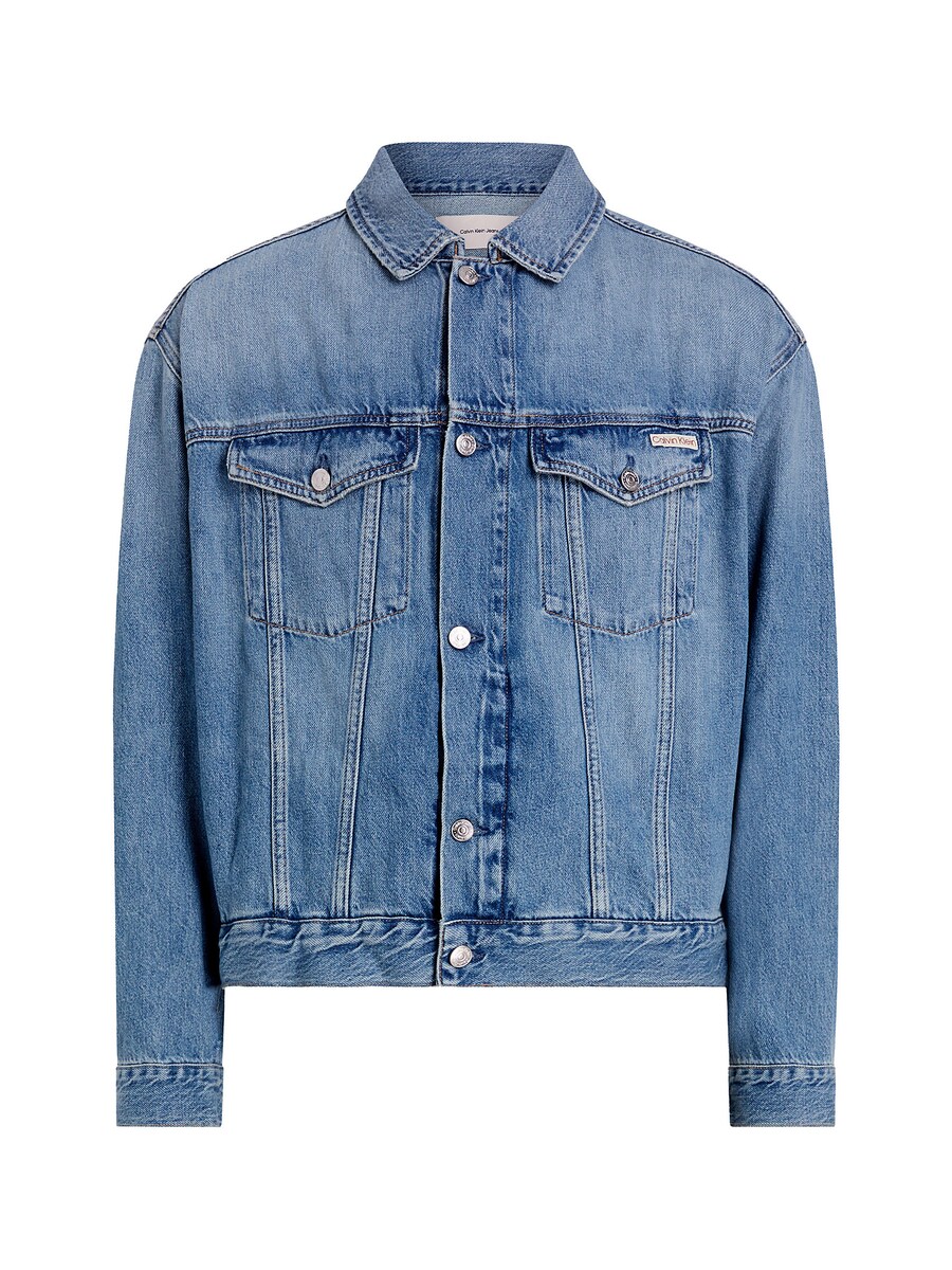

Куртка межсезонная Calvin Klein Jeans, синий деним