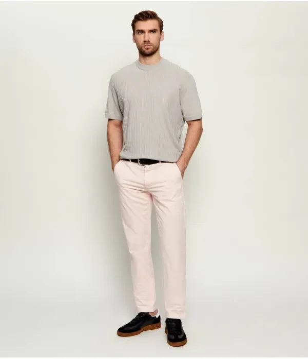 Льняной свитер Kajordino relaxed fit Boss Orange, серый — фото 2