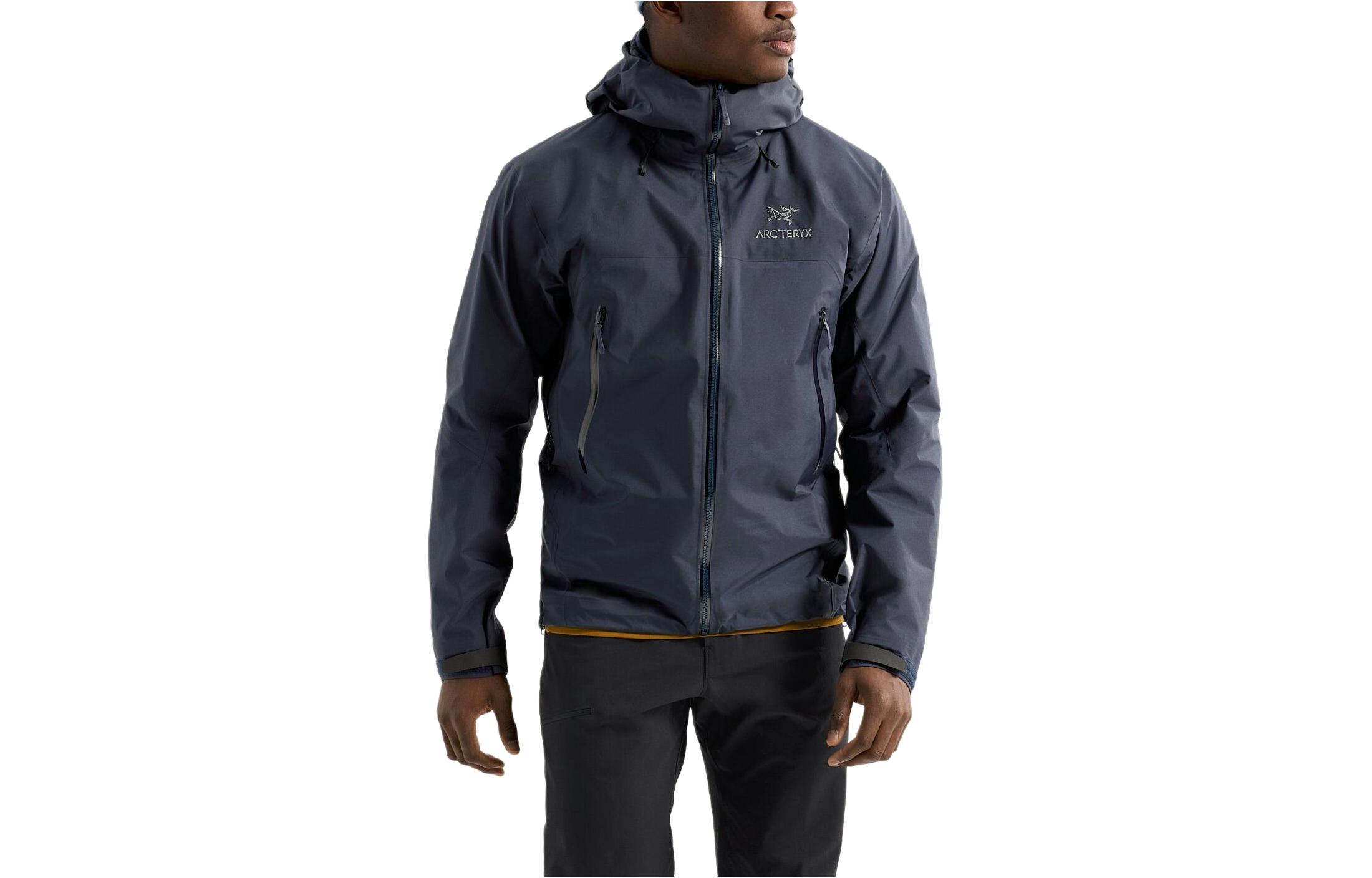 

Arcteryx Двухцветная куртка с капюшоном Arc'teryx, Black Sapphires/Black Sapphire