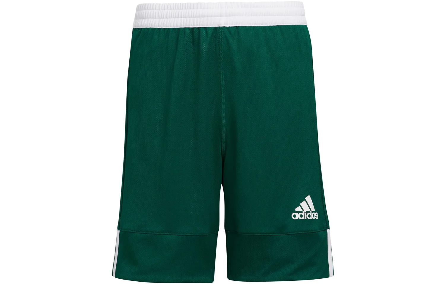 Adidas Спортивные шорты мужские темно-зеленые белые