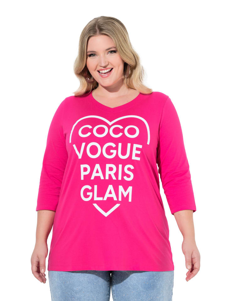 

MIAMODA Футболка нежно-розового цвета (цвет гибискуса), Розовый, MIAMODA Футболка нежно-розового цвета (цвет гибискуса)