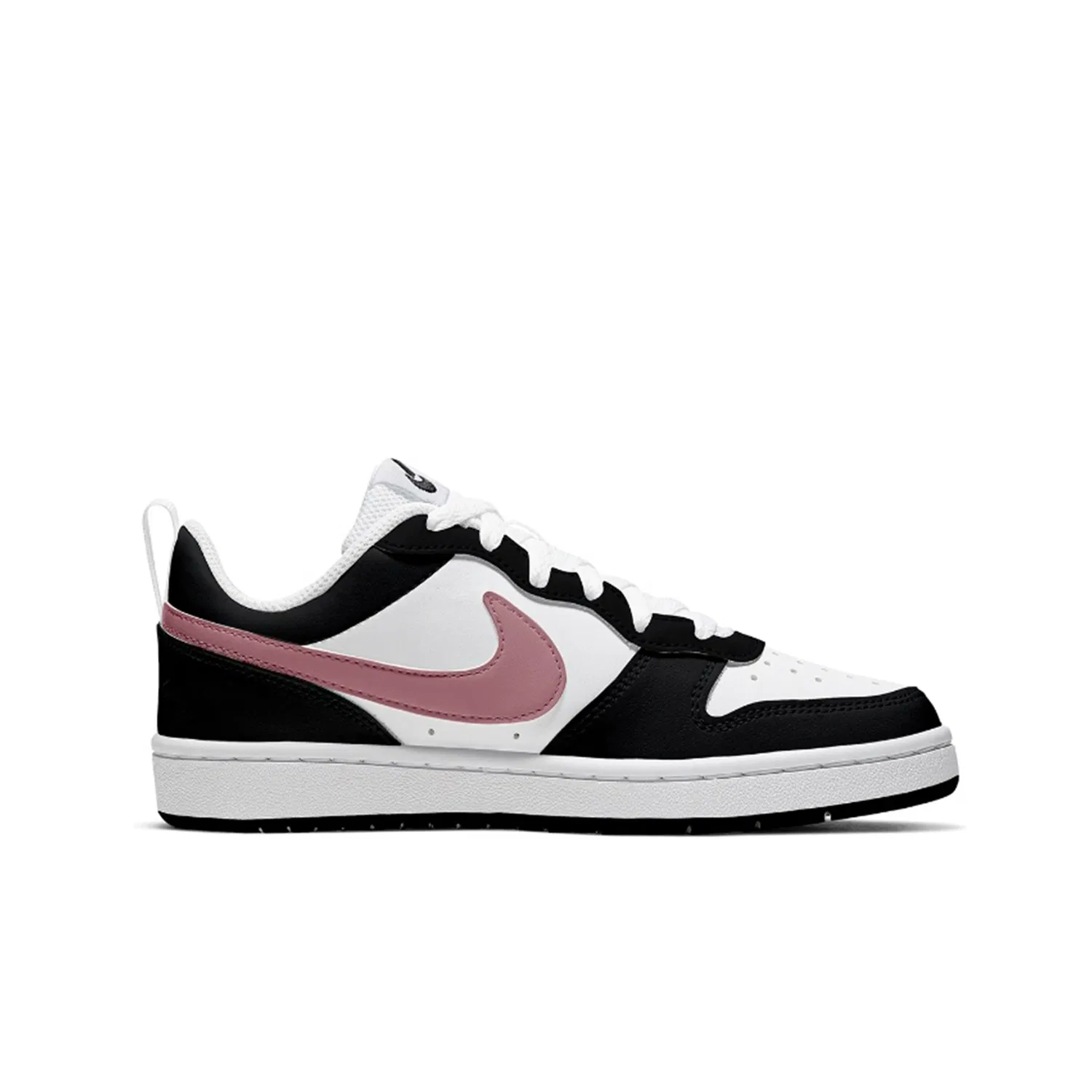 Кроссовки детские Court Borough Leather Low top для скейтбординга Black Pink Nike — фото 3
