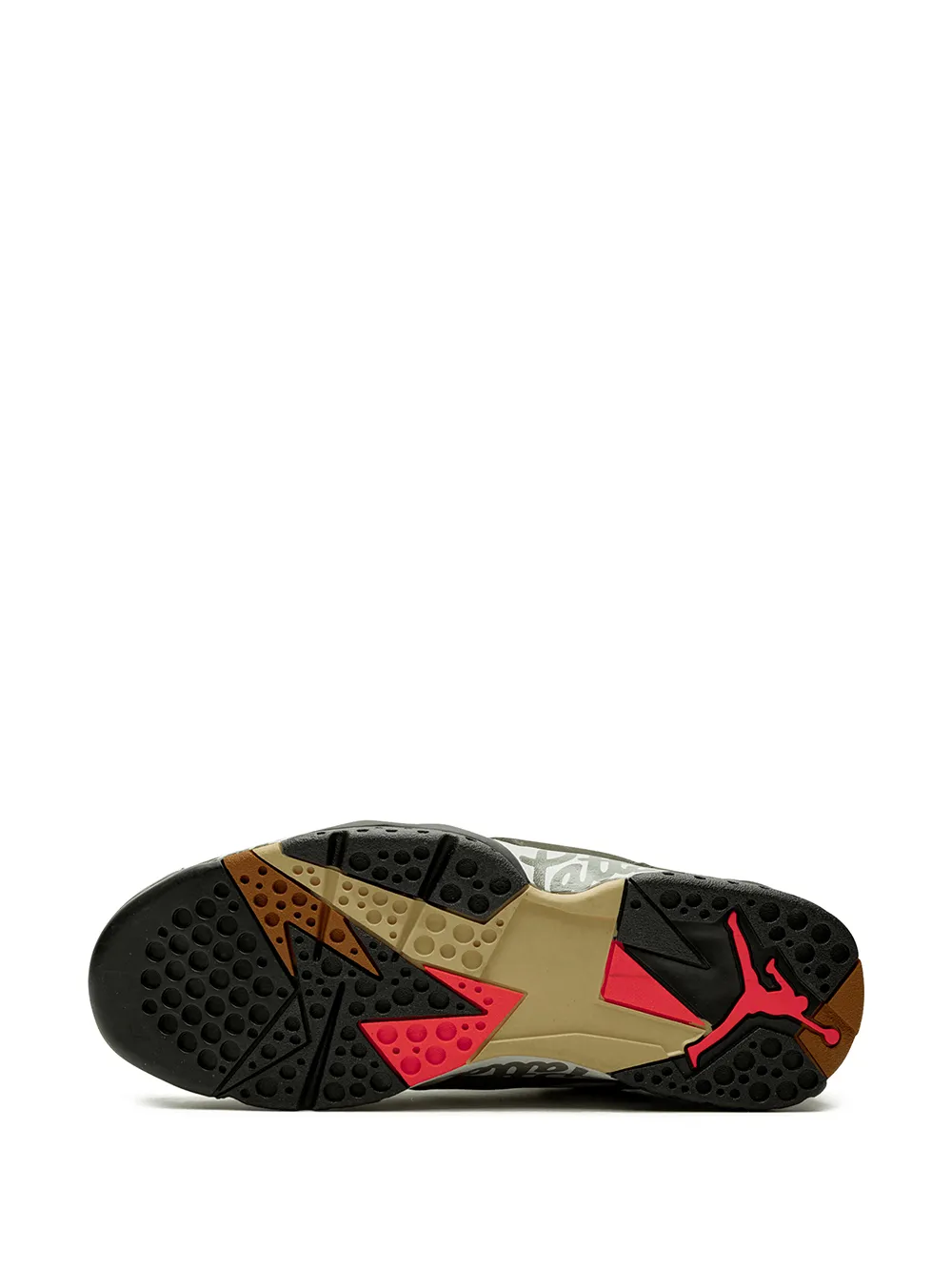 Кроссовки Air  7 Patta Jordan, зеленый — фото 4
