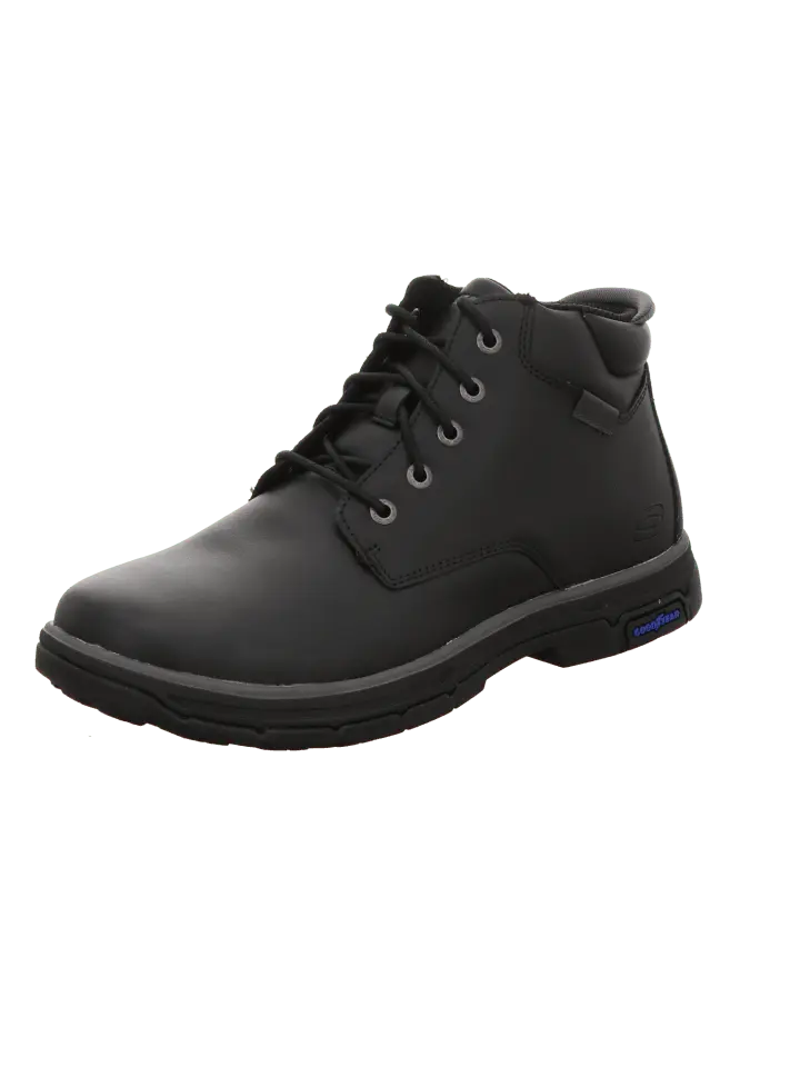 

Сапоги Skechers Ungefüttert Relaxed Fitsegmen 20 Brogden, черный