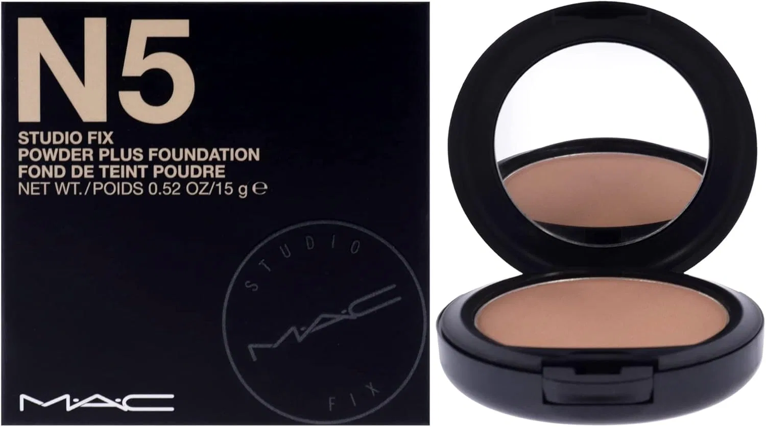 Тональная пудра Mac Studio Fix Powder Plus Foundation N5 15 г