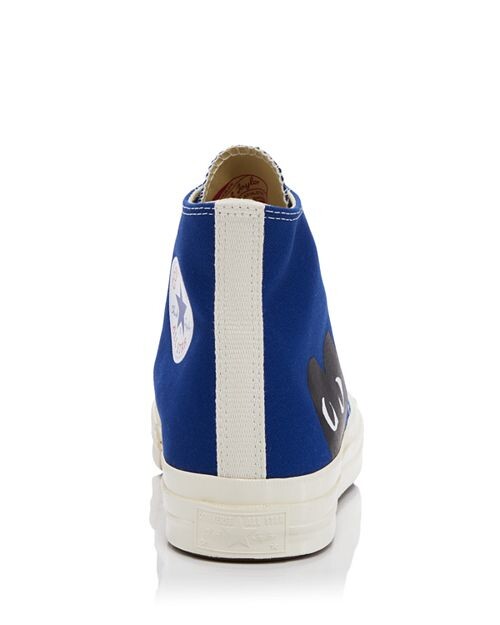 Высокие кеды Chuck Taylor унисекс из коллаборации с Converse Comme des Garçons, цвет Blue — фото 3