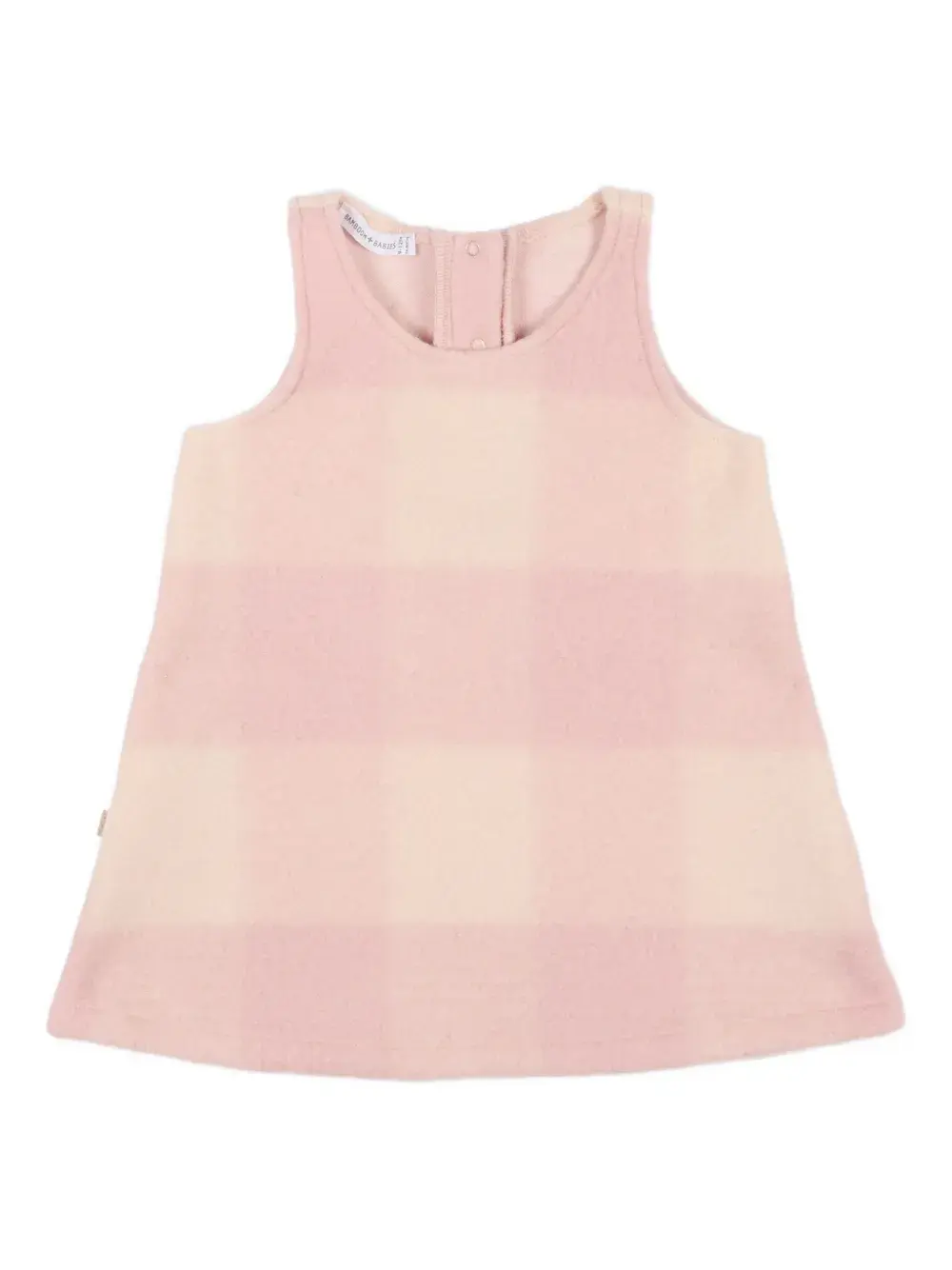 

Платье в клетку без рукавов Bamboom, розовый