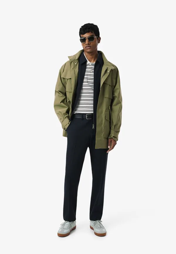 Рубашка поло Lacoste, Noir Blanc Xi — фото 2