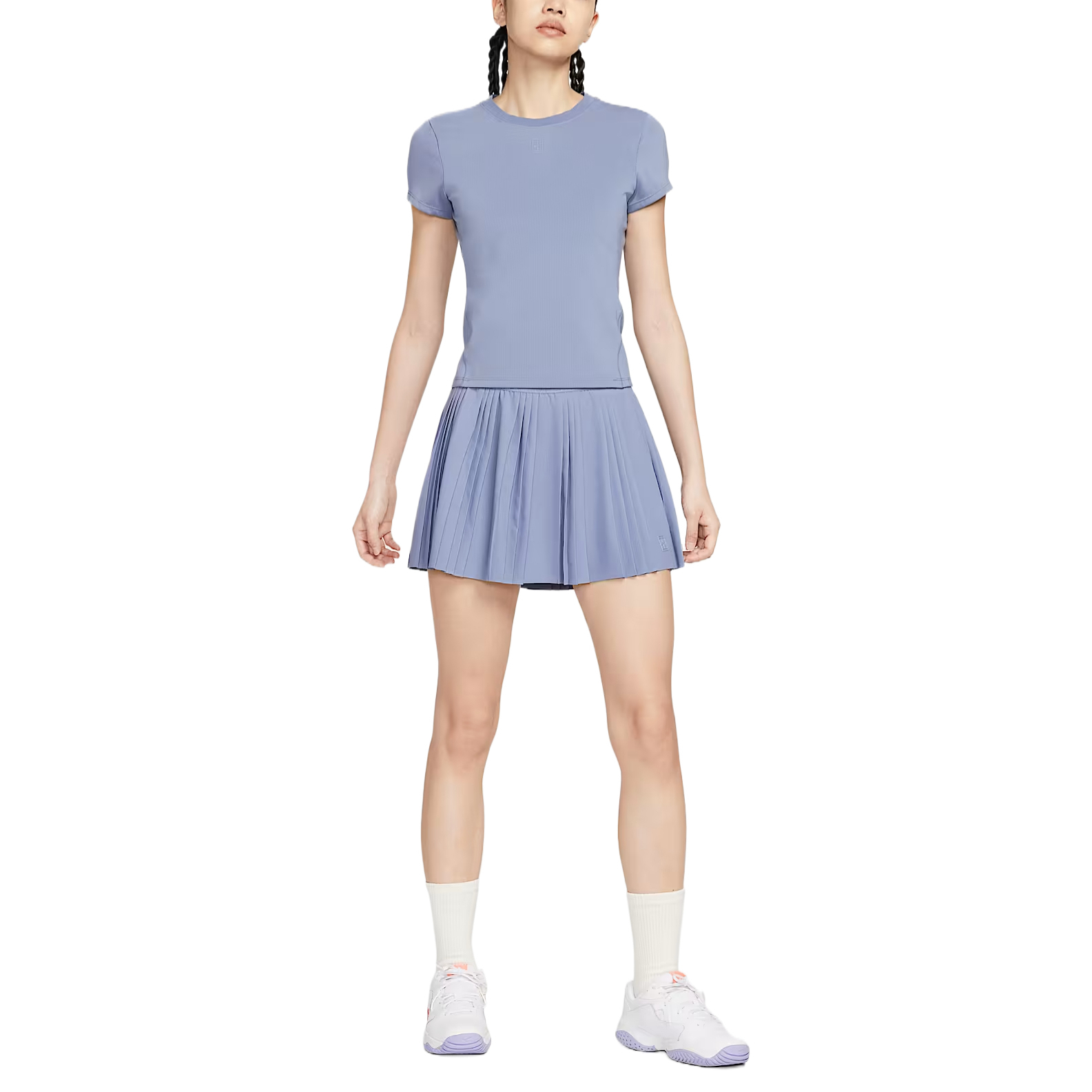 Футболка для тенниса Court Advantage Dri FIT женская Nike, синий — фото 3