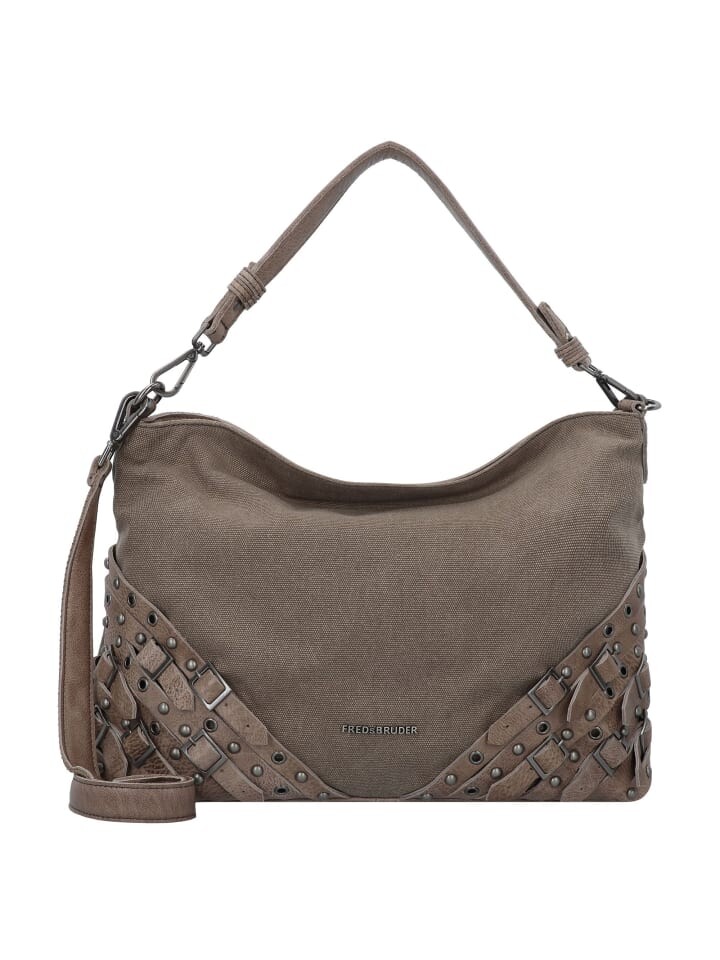 

Сумка через плечо FREDs BRUDER Leder 45 cm, цвет soft taupe