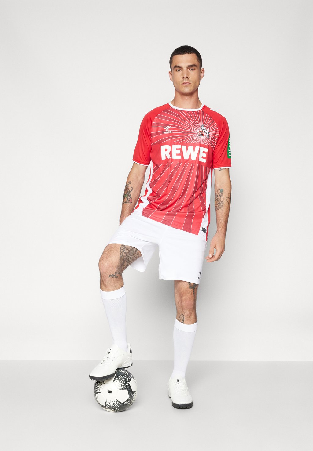 

Футбольная майка 1, FC KÖLN AWAY Hummel, красный