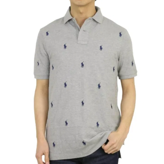 Футболка мужская Gray Polo Ralph Lauren — фото 3