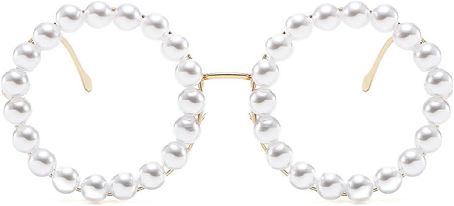 

Солнцезащитные очки Willochra Luxury Pearl Decoration Bling Candy color для женщин, модные, в металлической оправе, овальной формы, с жемчужным блеском, защита от ультрафиолета UV400, Plian