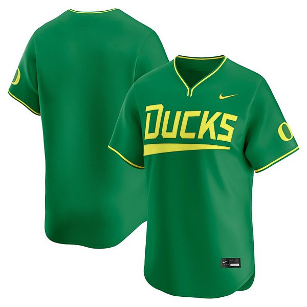 Мужская зеленая бейсбольная майка Oregon Ducks Limited Nike — фото 2