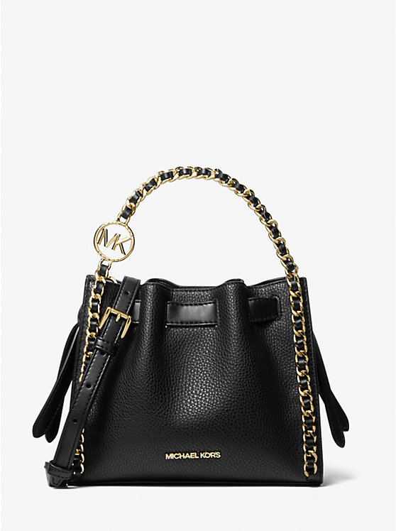 

Маленькая сумка-через-боди Mina Michael Kors, черный