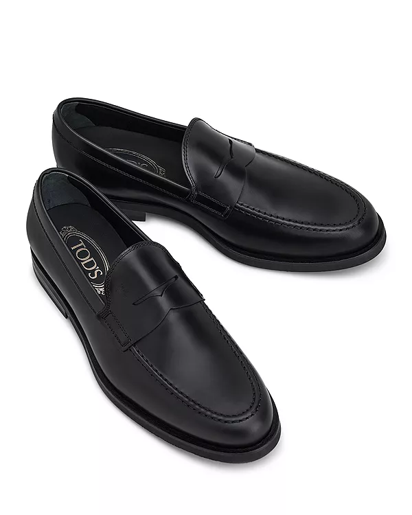 Мужские мокасины-лоферы без шнурков. Tod'S, черный — фото 3