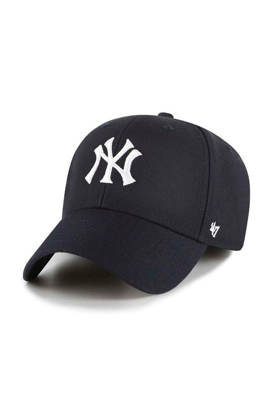 

Бейсболка New York Yankees из смесовой шерсти 47 brand, темно-синий