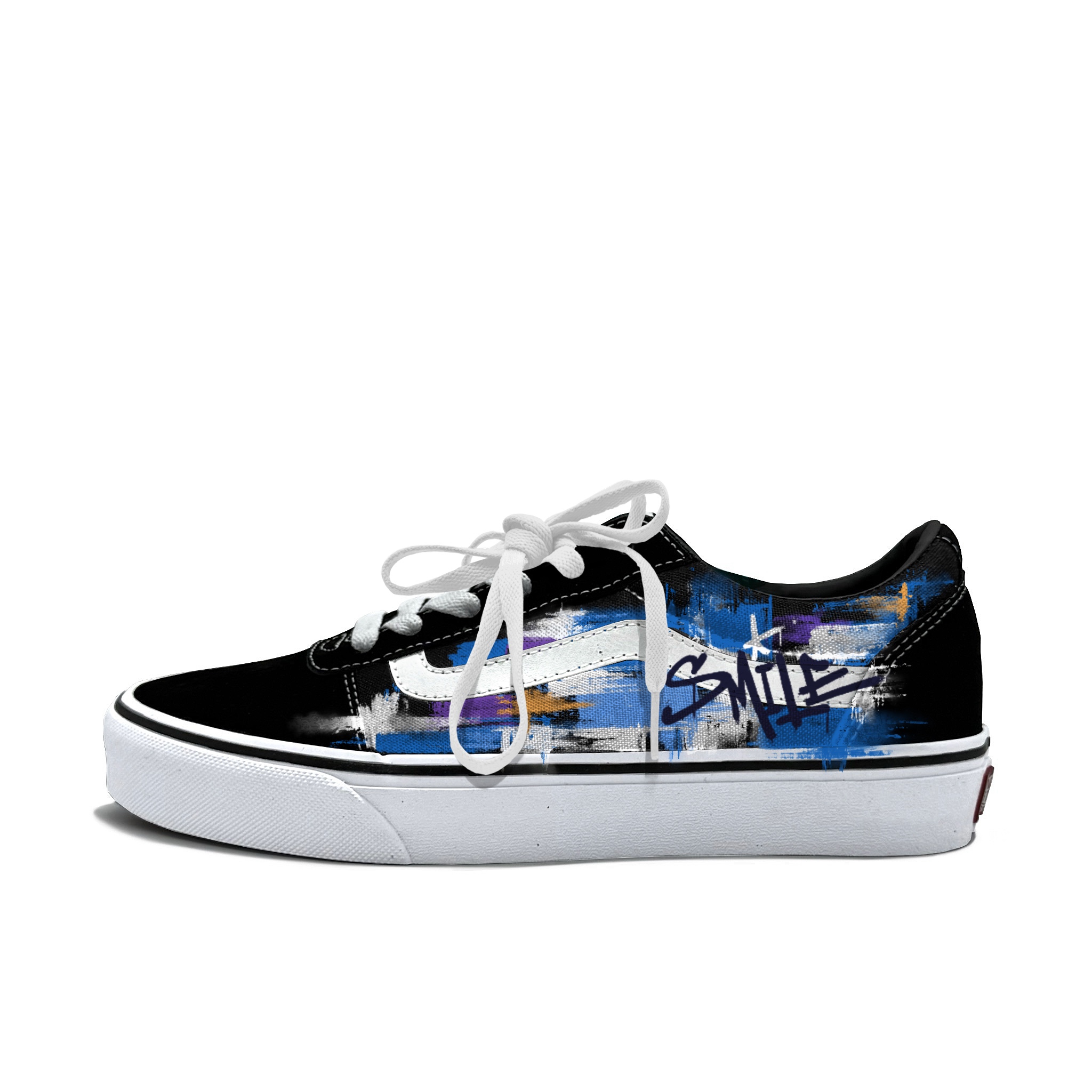 

Vans Износостойкие низкие кроссовки Ward для скейтбординга, мужские, синие