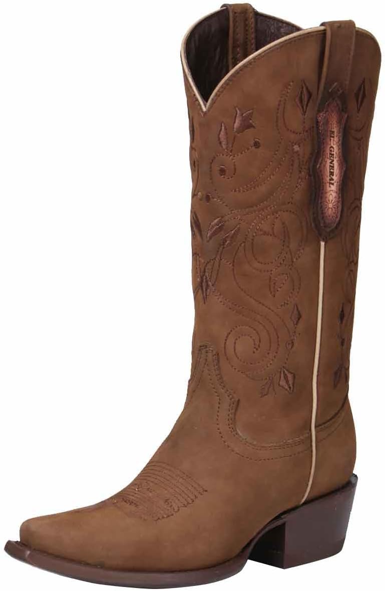 

Ботинки в стиле вестерн ограниченной серии - Nobuck Camel Generic, мультиколор