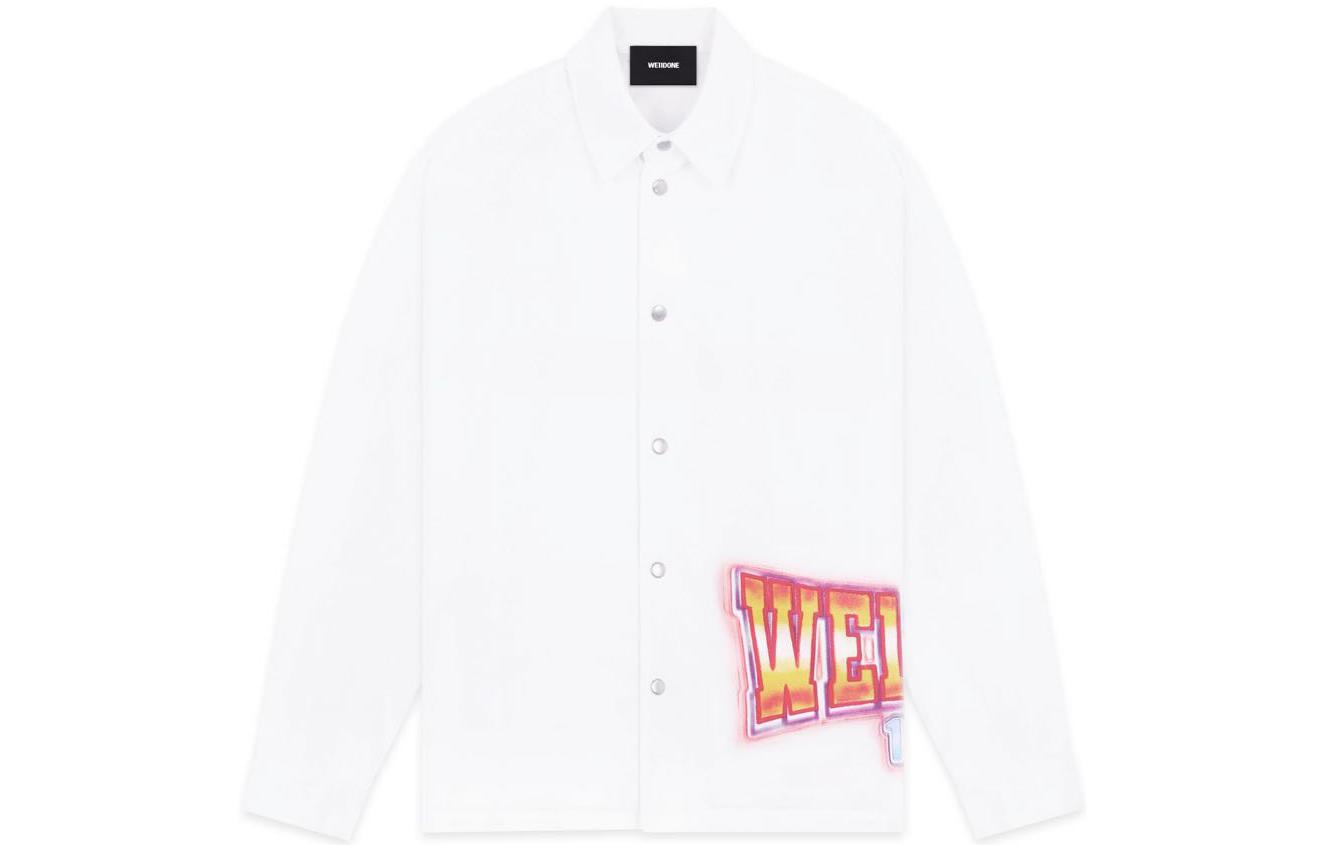 

WE11DONE Рубашка унисекс FW22 белая