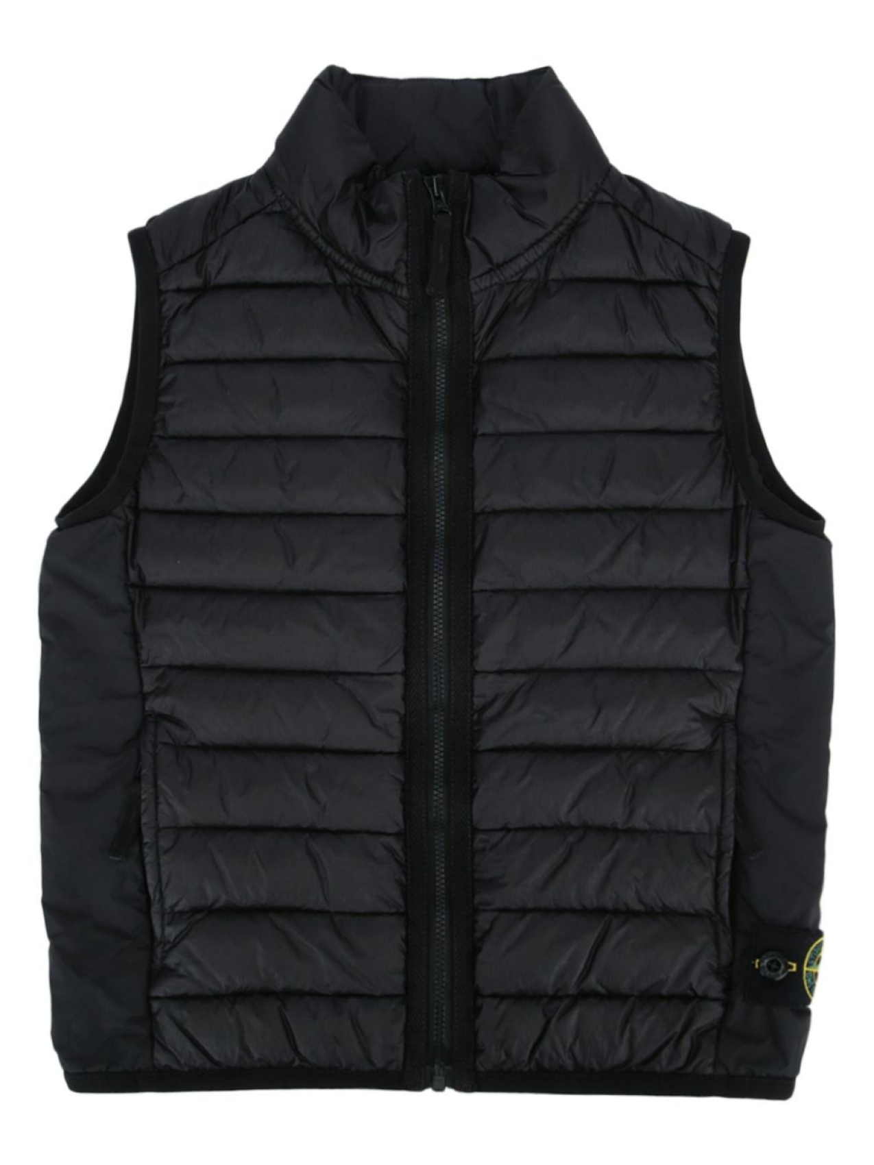 

Stone Island Junior дутый жилет, черный