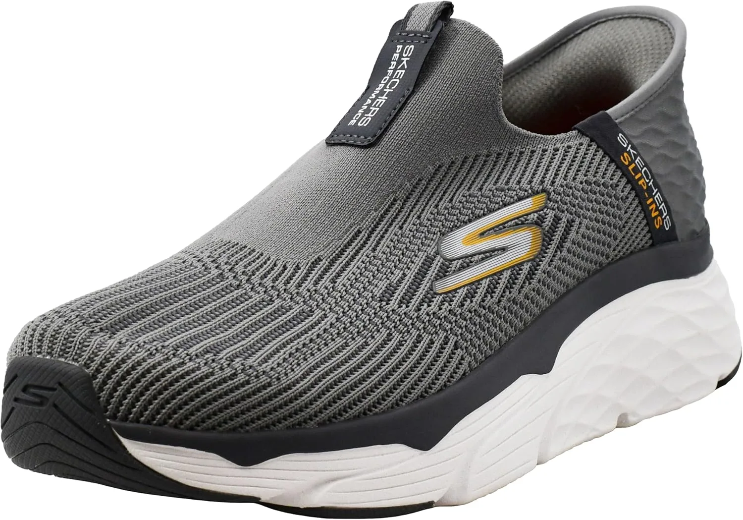 Мужские слипоны Skechers Performance Max Cushioning-Advantageous, светло-серый