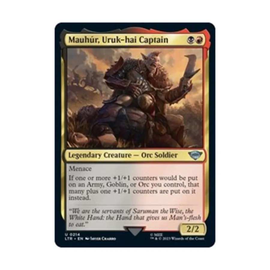 

CCG Маухур, капитан Урук-хай (U), MTG - Universes Beyond: Lord of the Rings